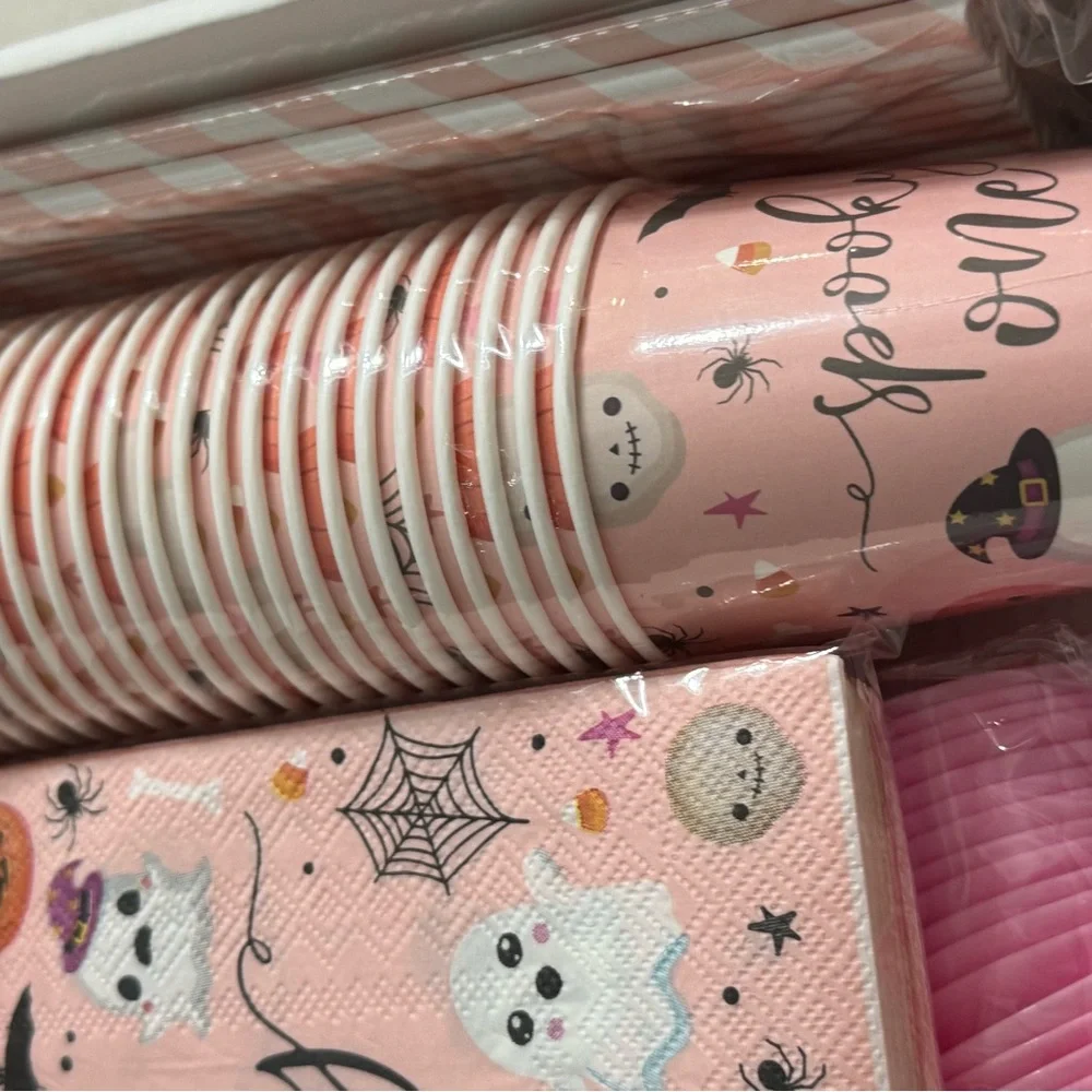 Spooky One Halloween Party Set - Pink